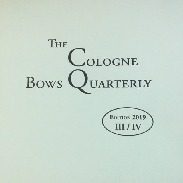 Darling: The Cologne Bows Quarterly Edition III 2019, soft