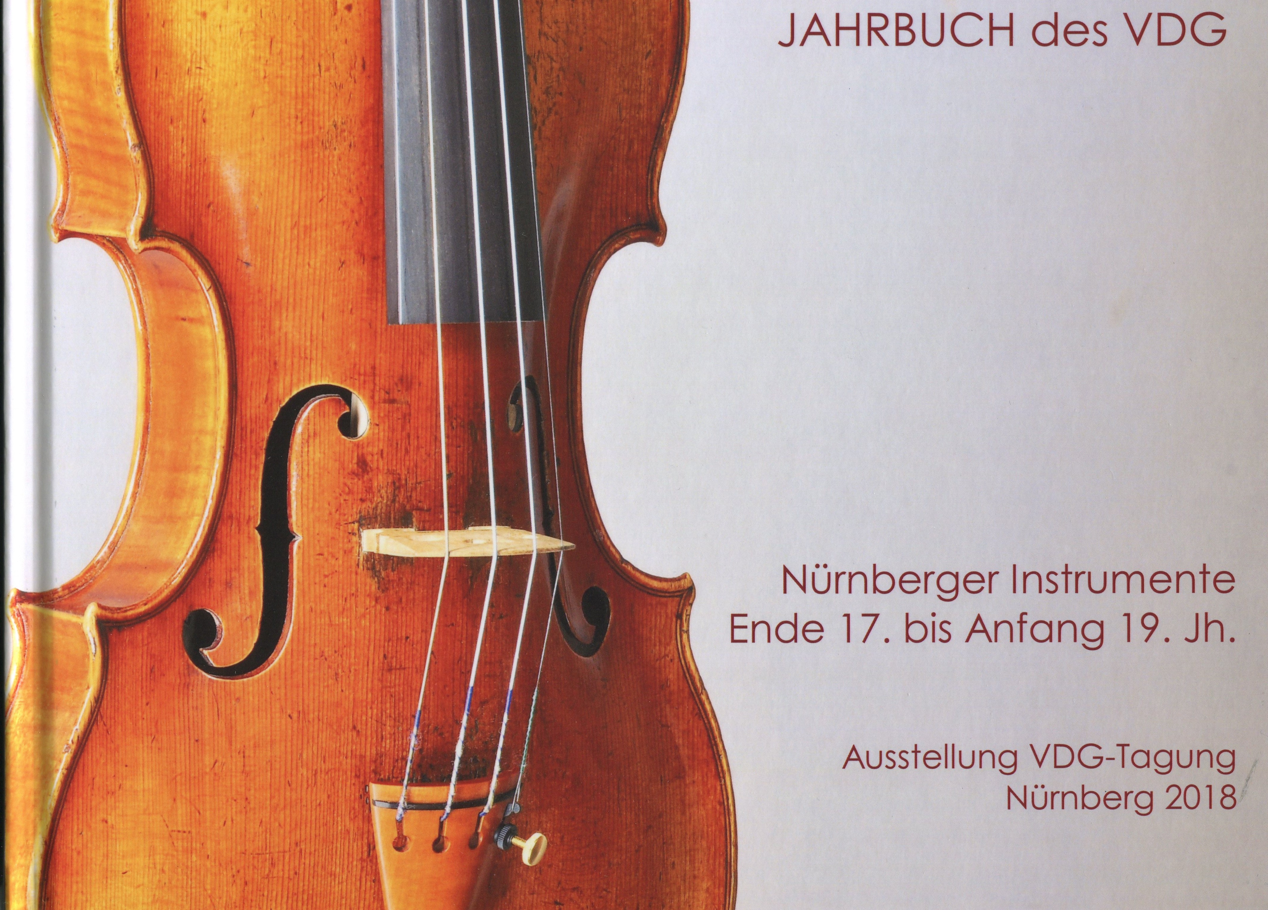 VDG: Nürnberger Instrumente - Tagung Nürnberg 2018