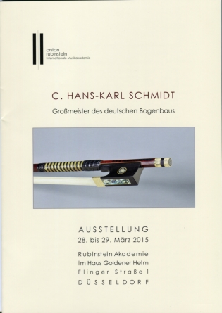 N.N.: Hans.Karl Schmidt- Ausstellung düsseldorf, 2015